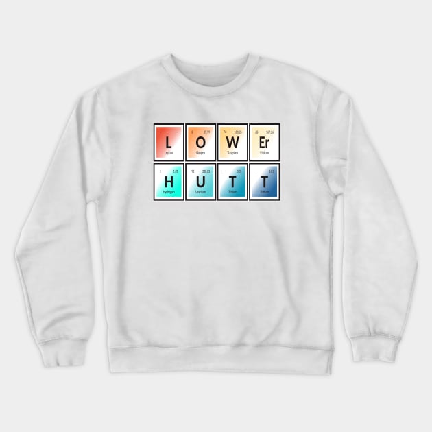 Lower Hutt Elements Crewneck Sweatshirt by Maozva-DSGN